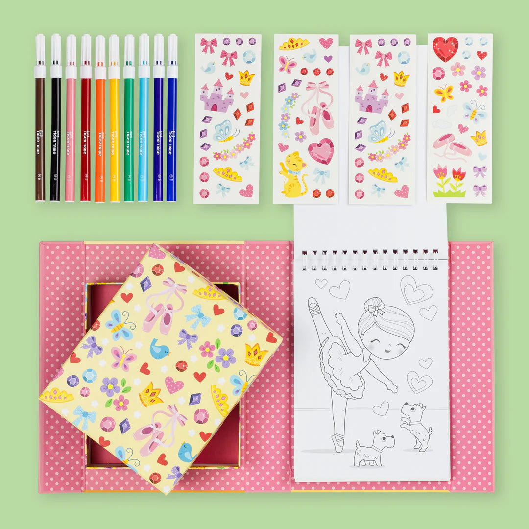 Tiger Tribe - Colouring Set - Ballet