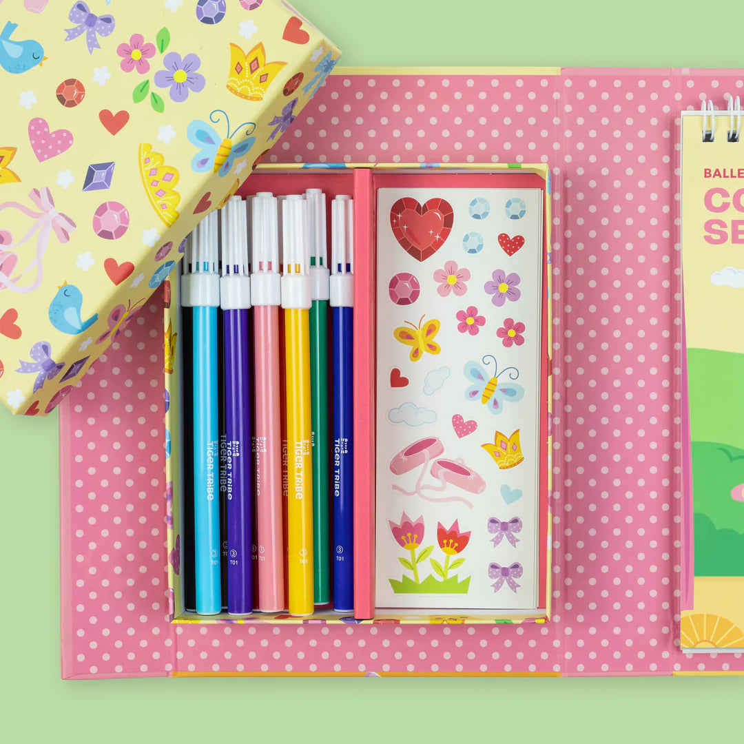Tiger Tribe - Colouring Set - Ballet