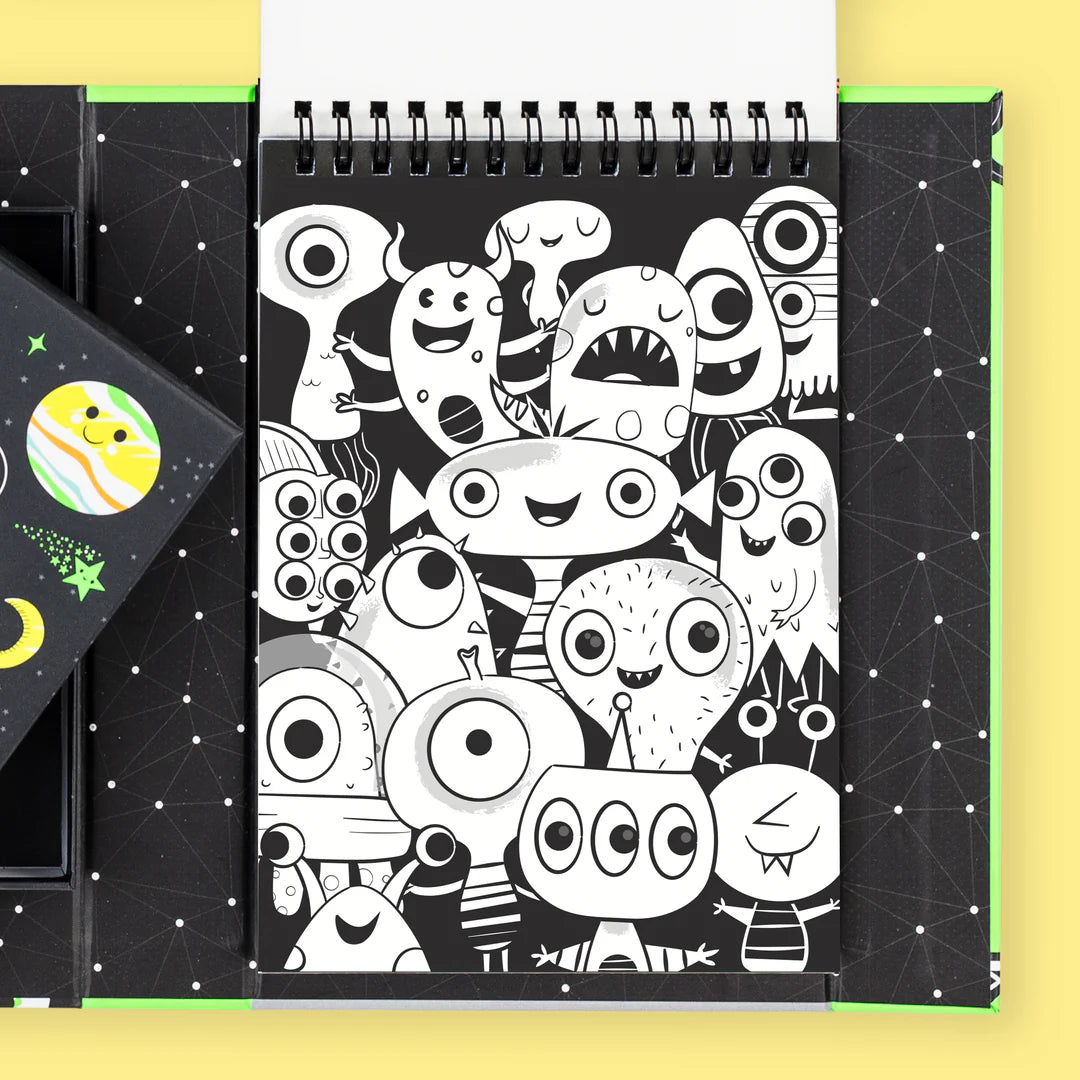 Tiger Tribe - Colouring Set - Neon - Out of Space
