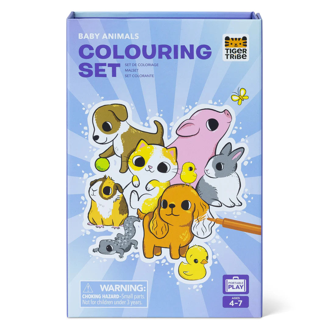 Tiger Tribe - Colouring Set - Baby Animals