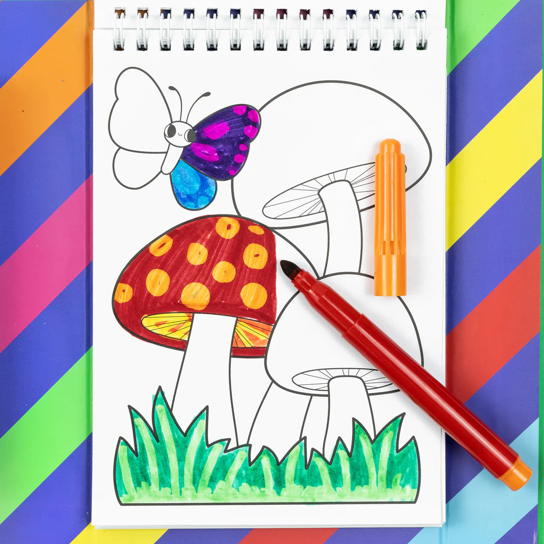 Tiger Tribe - Colour Changing Colouring Set - Garden Friends