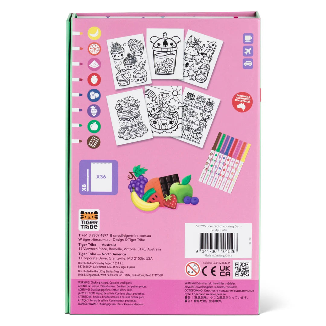 Tiger Tribe - Scented Colouring Set - Fruity Cutie