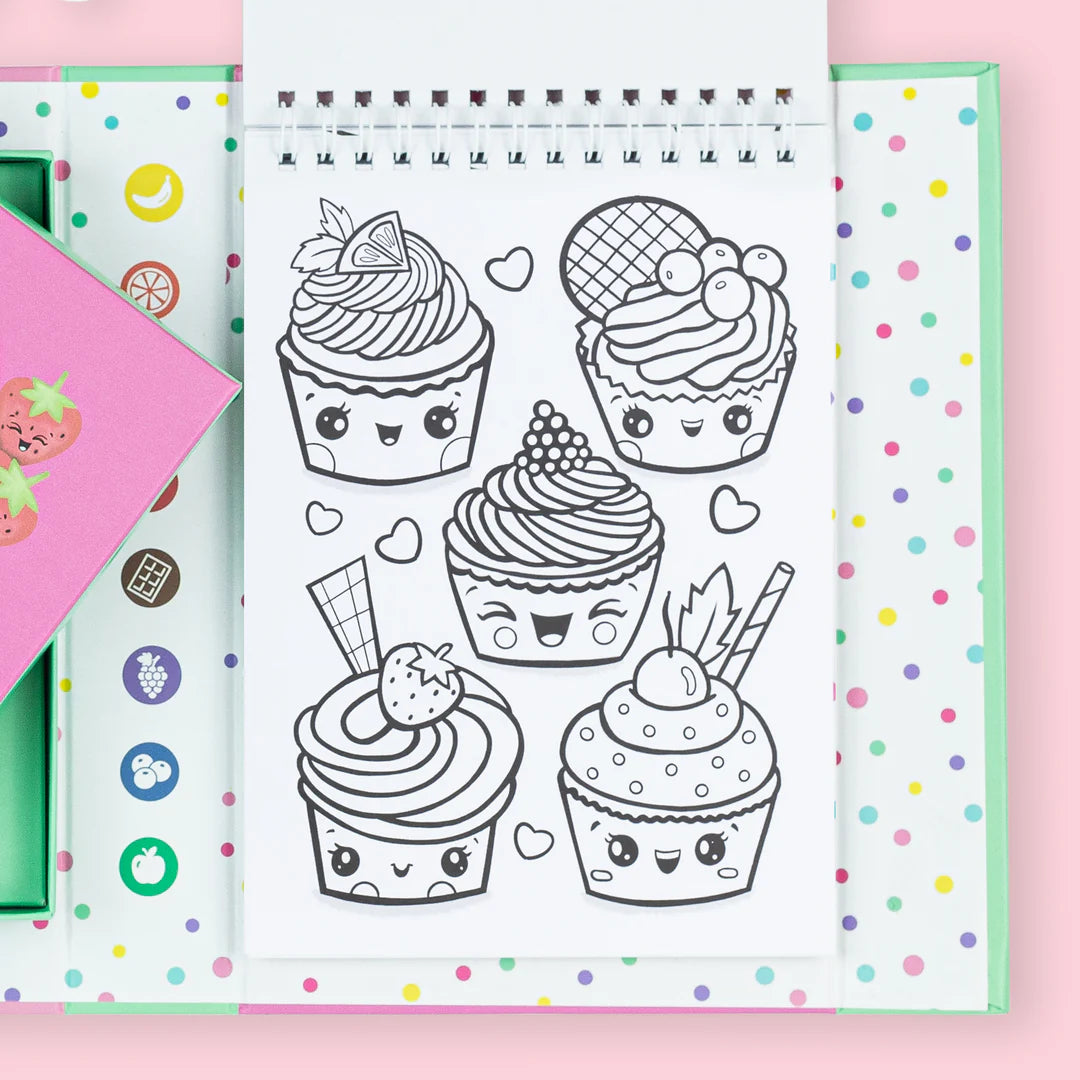 Tiger Tribe - Scented Colouring Set - Fruity Cutie
