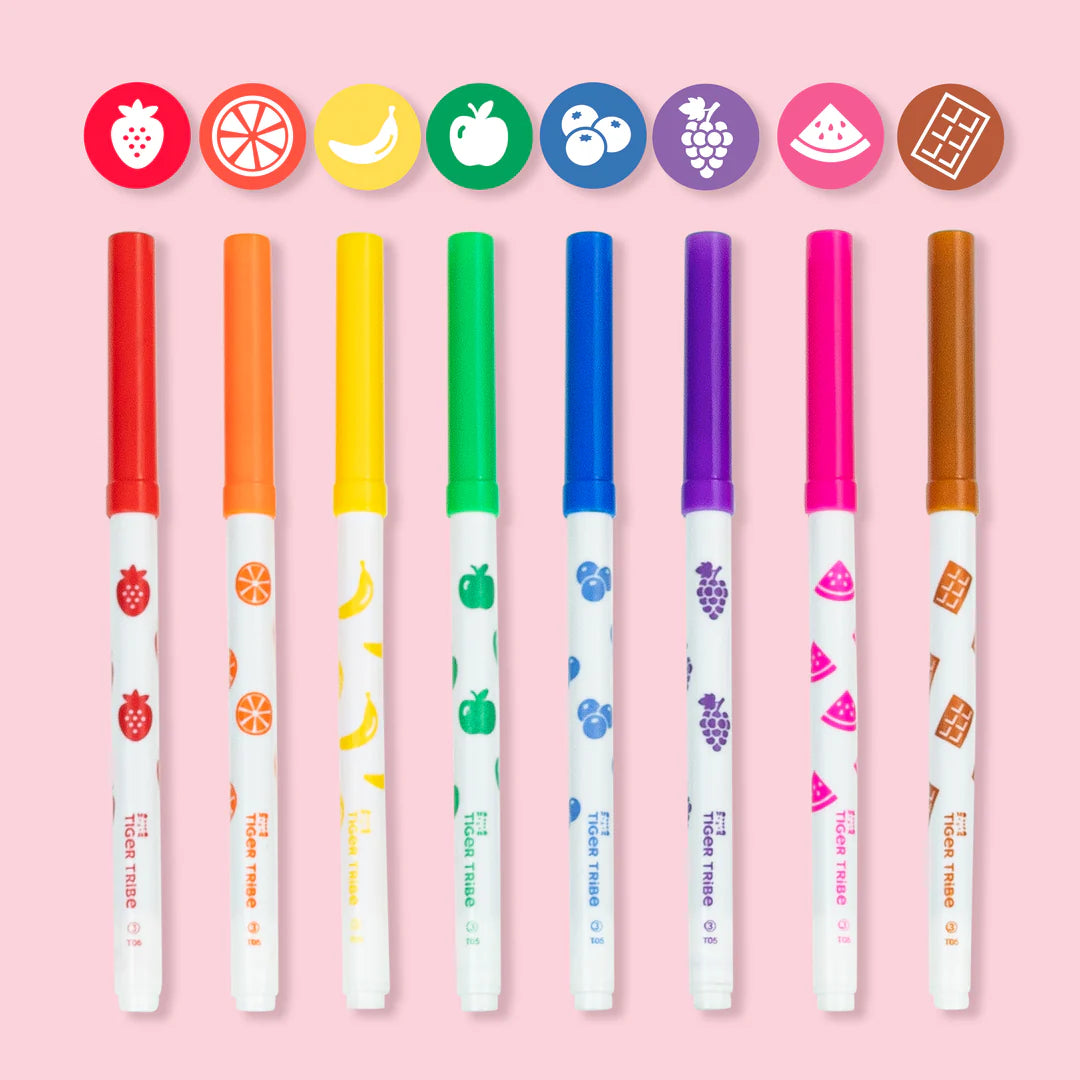 Tiger Tribe - Scented Colouring Set - Fruity Cutie