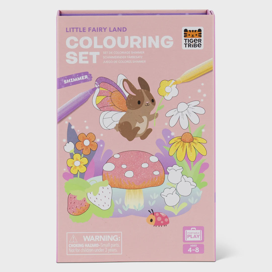 Tiger Tribe - Shimmer Colouring Set - Little Fairy Land