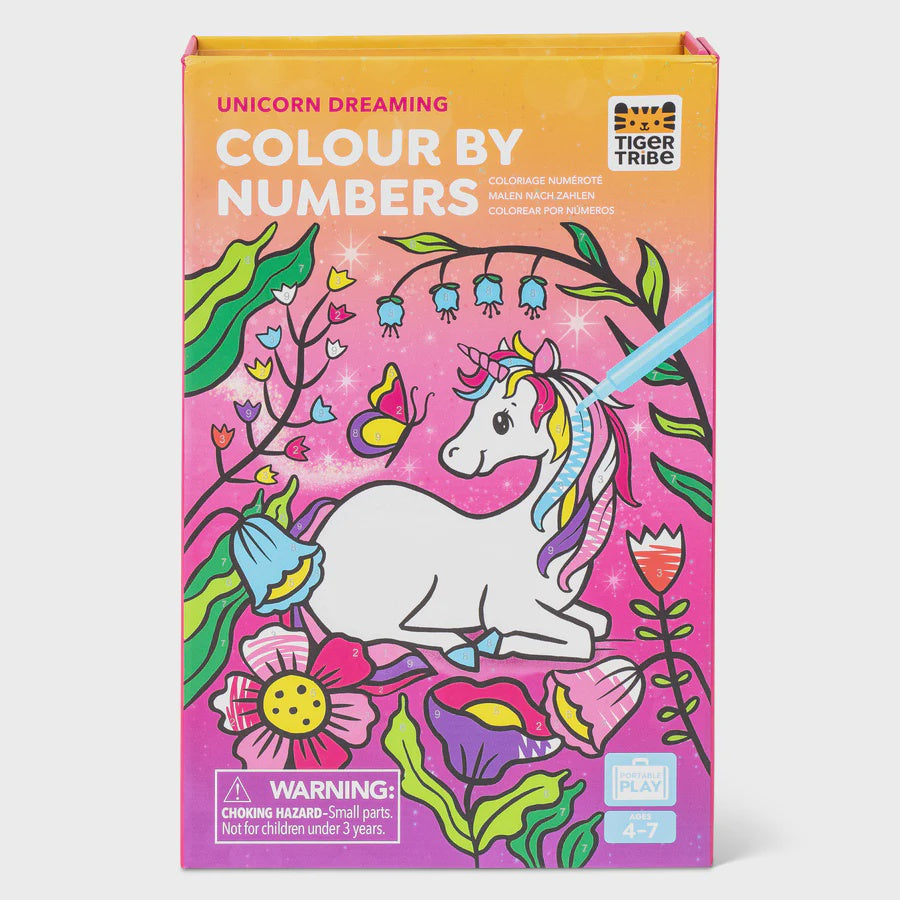 Tiger Tribe - Colour By Numbers - Unicorn Dreaming