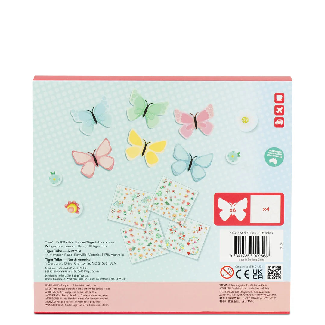 Tiger Tribe - Sticker Pics - Butterflies