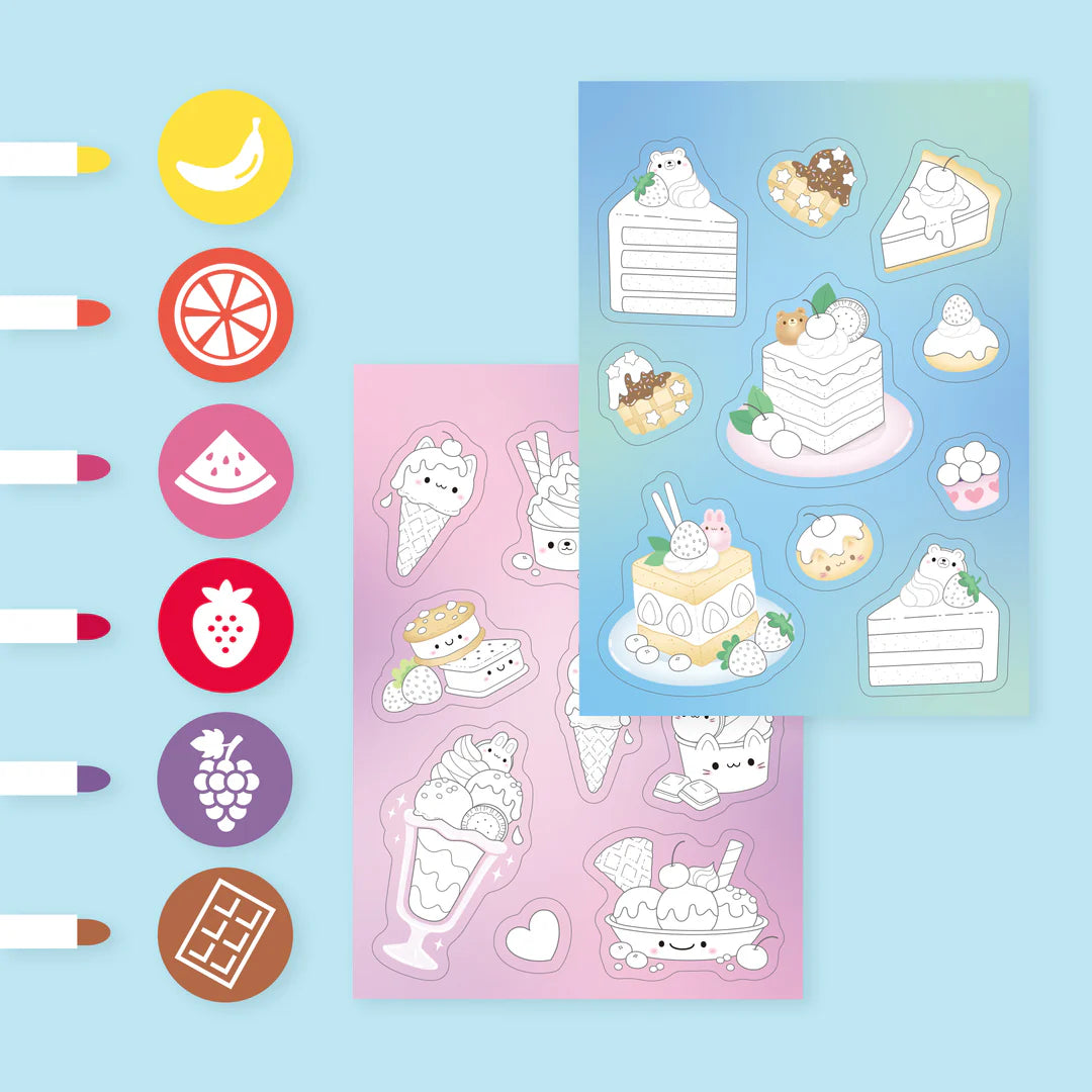 Tiger Tribe - Scented Stacks Of Stickers - Dreamy Desserts