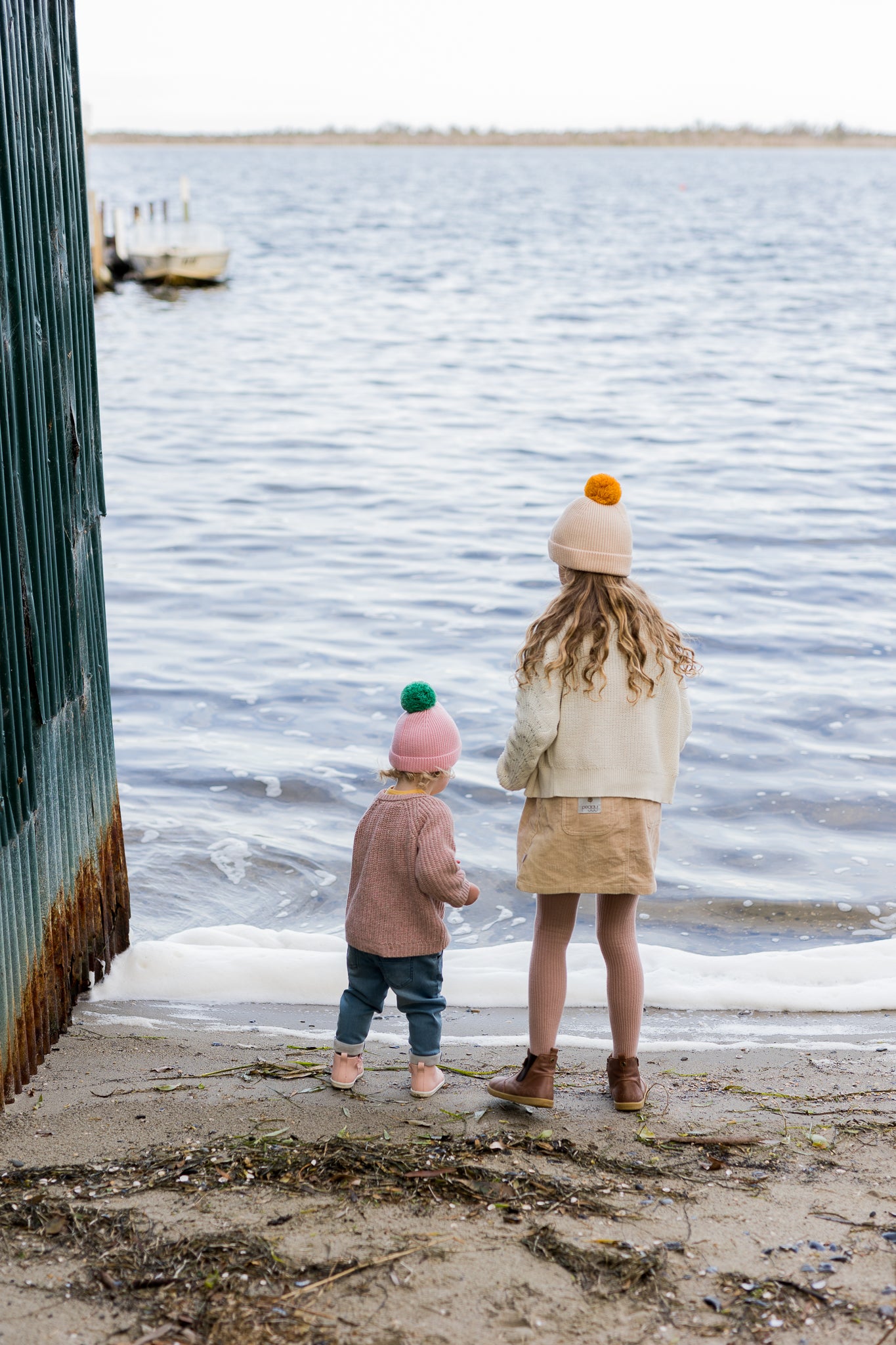Acorn -  Oslo Merino Beanie - Cream & Mustard