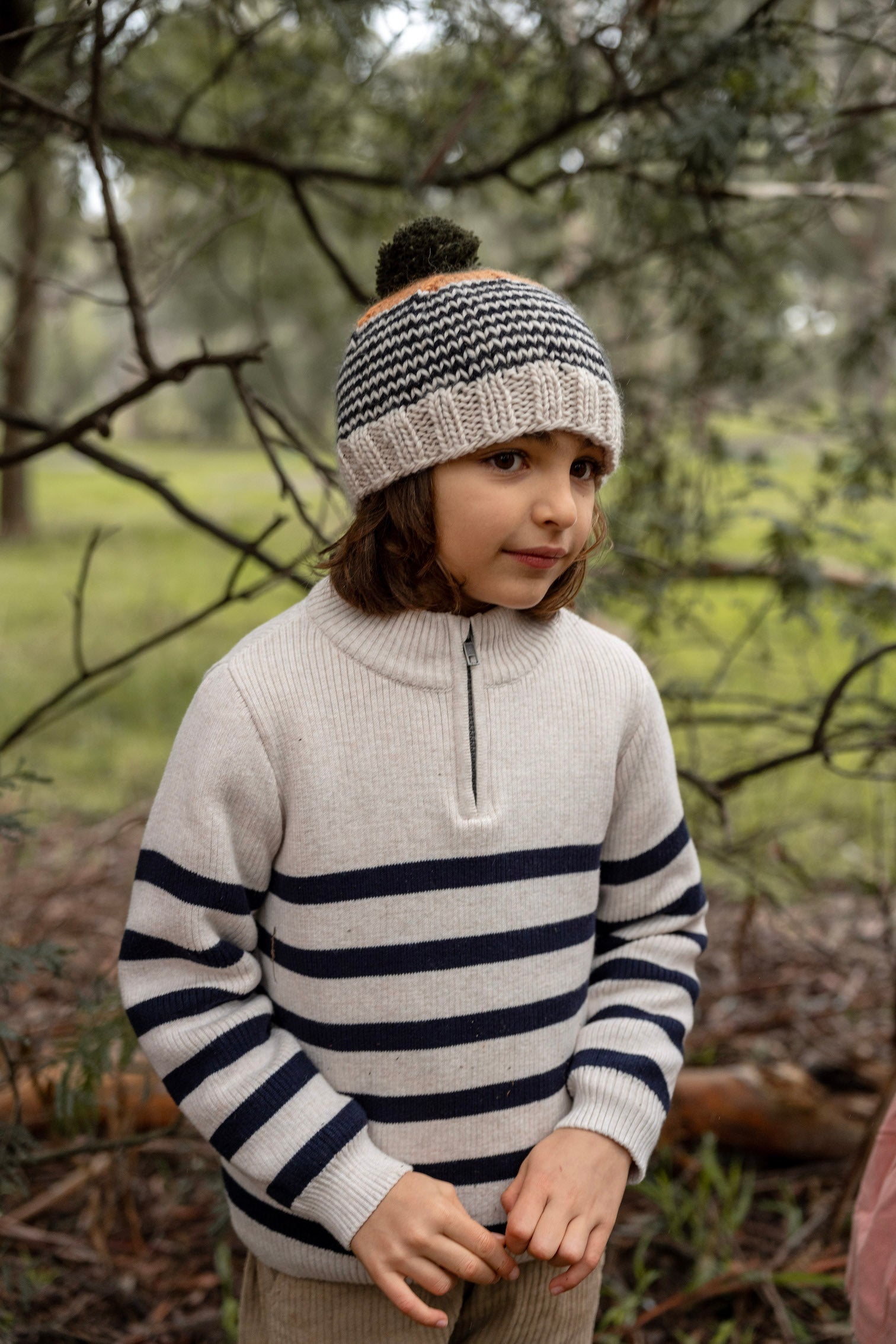 Acorn - Horizon Beanie  - Black Stripe