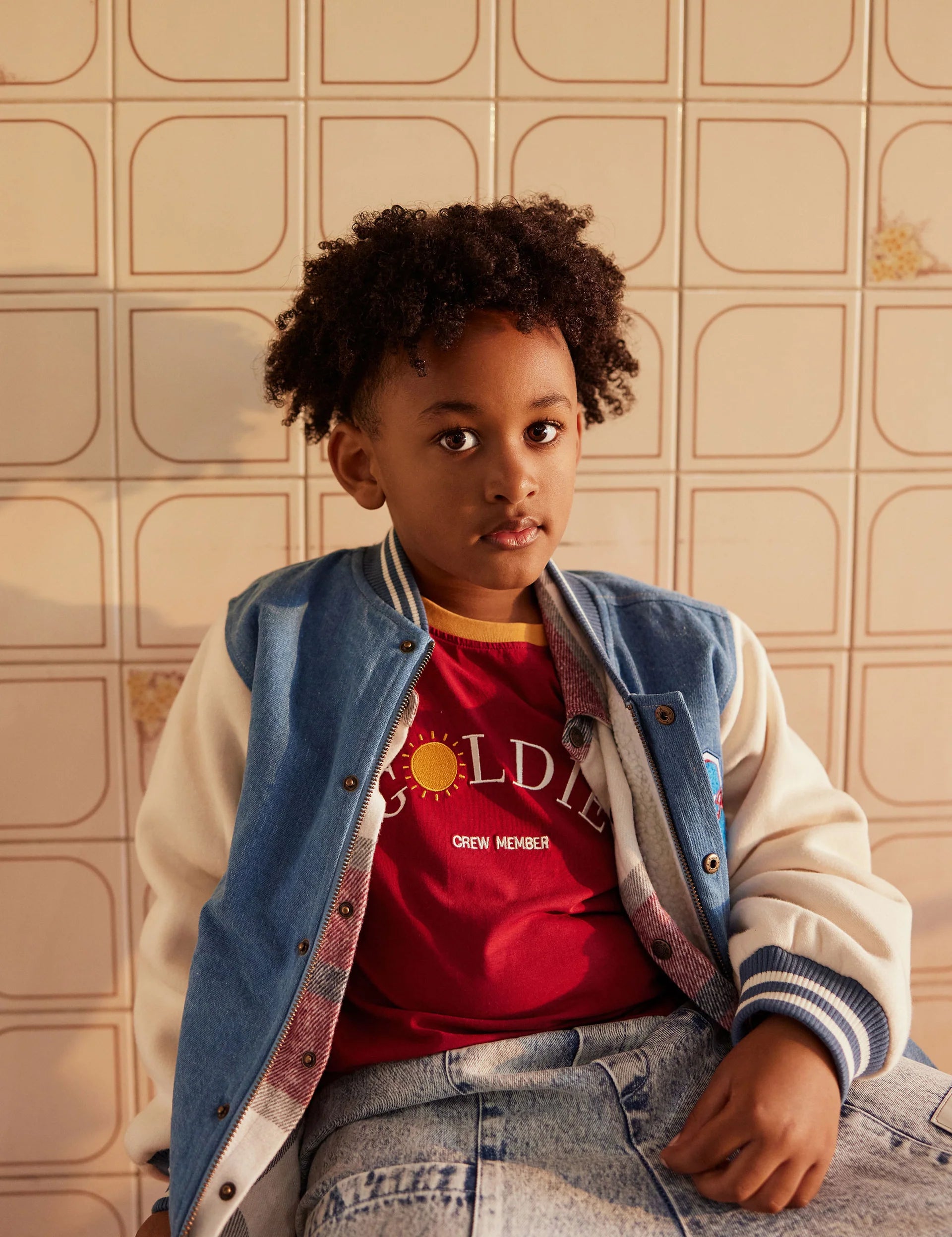 Goldie + Ace - Freddie Varsity Bomber Jacket
