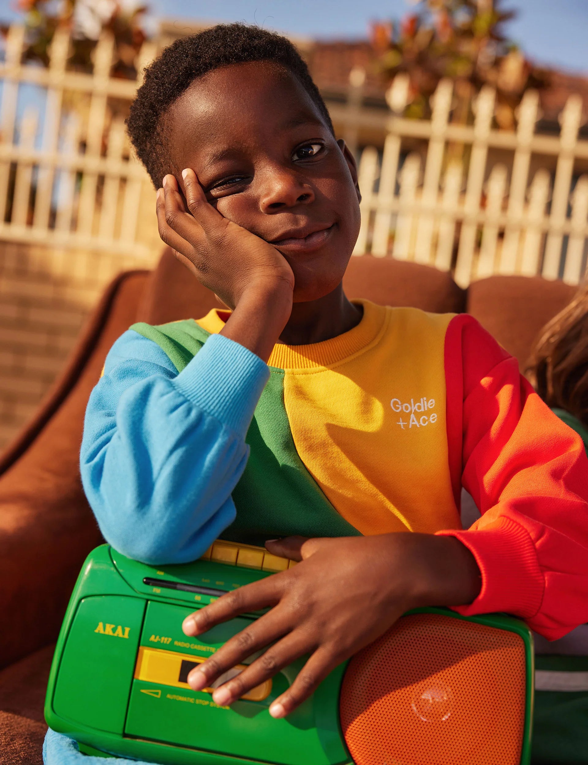 Goldie + Ace - Rio Wave Sweater - Primary