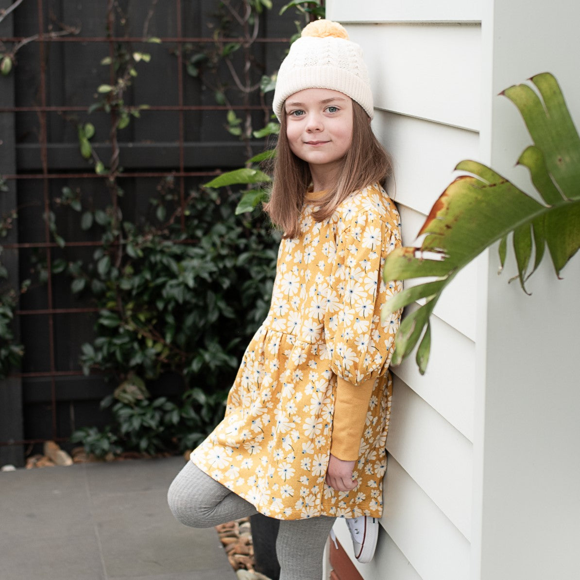 Peggy Winnie Dress. - Honeysuckle