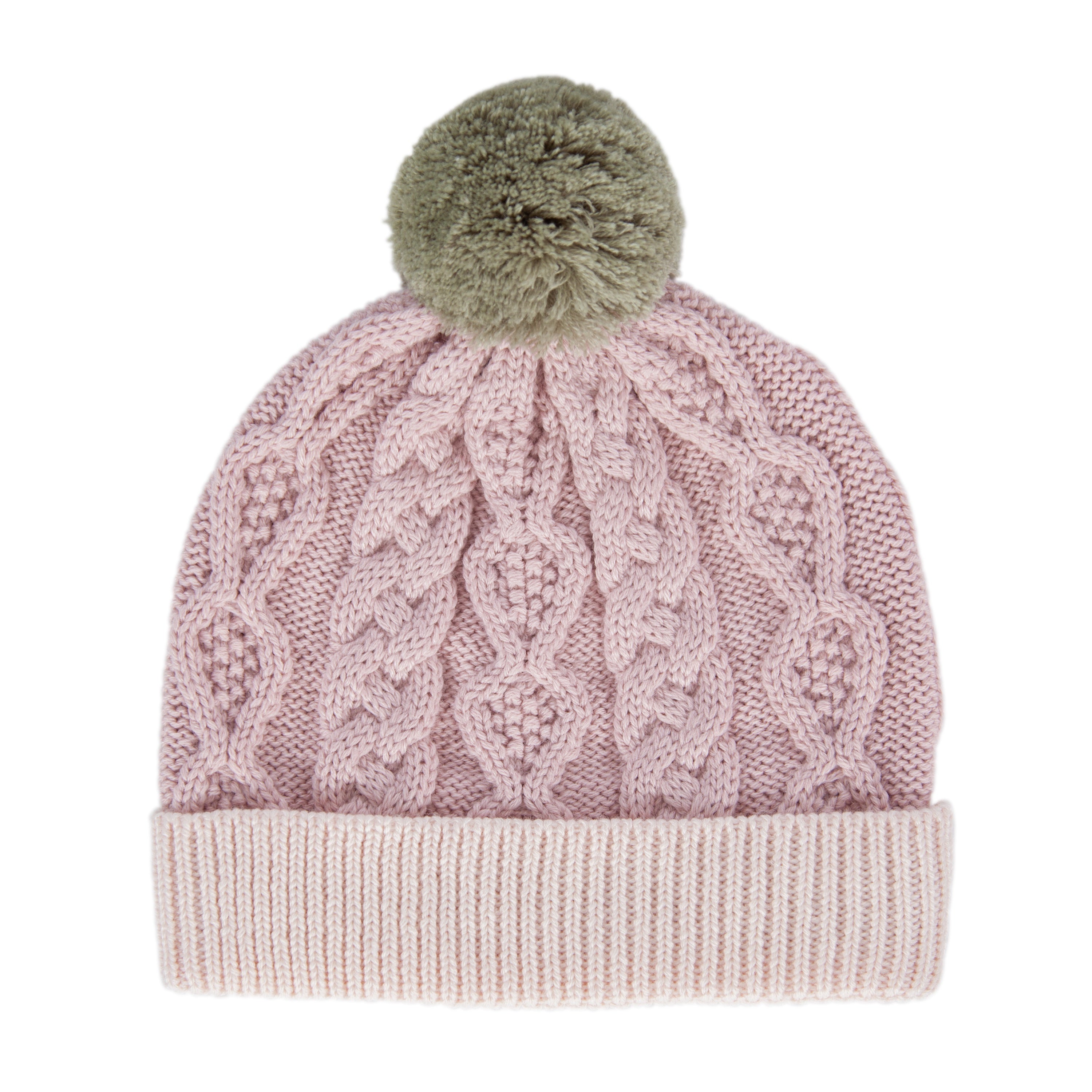 Acorn - August Merino Beanie - Dusty Pink