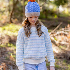 Acorn - August Merino Beanie Light Blue