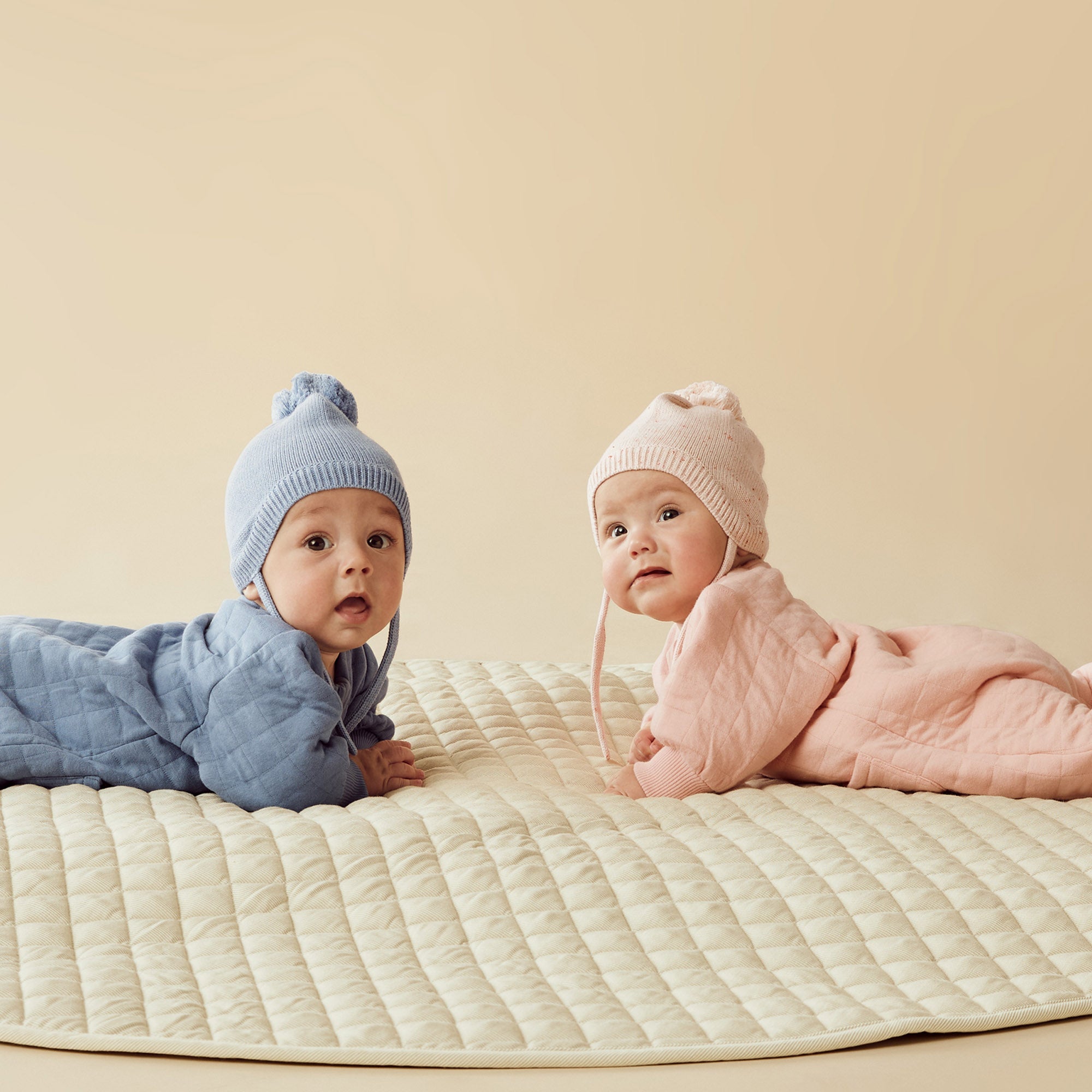 Wilson & Frenchy - Pretty Pink Organic Quilted Growsuit