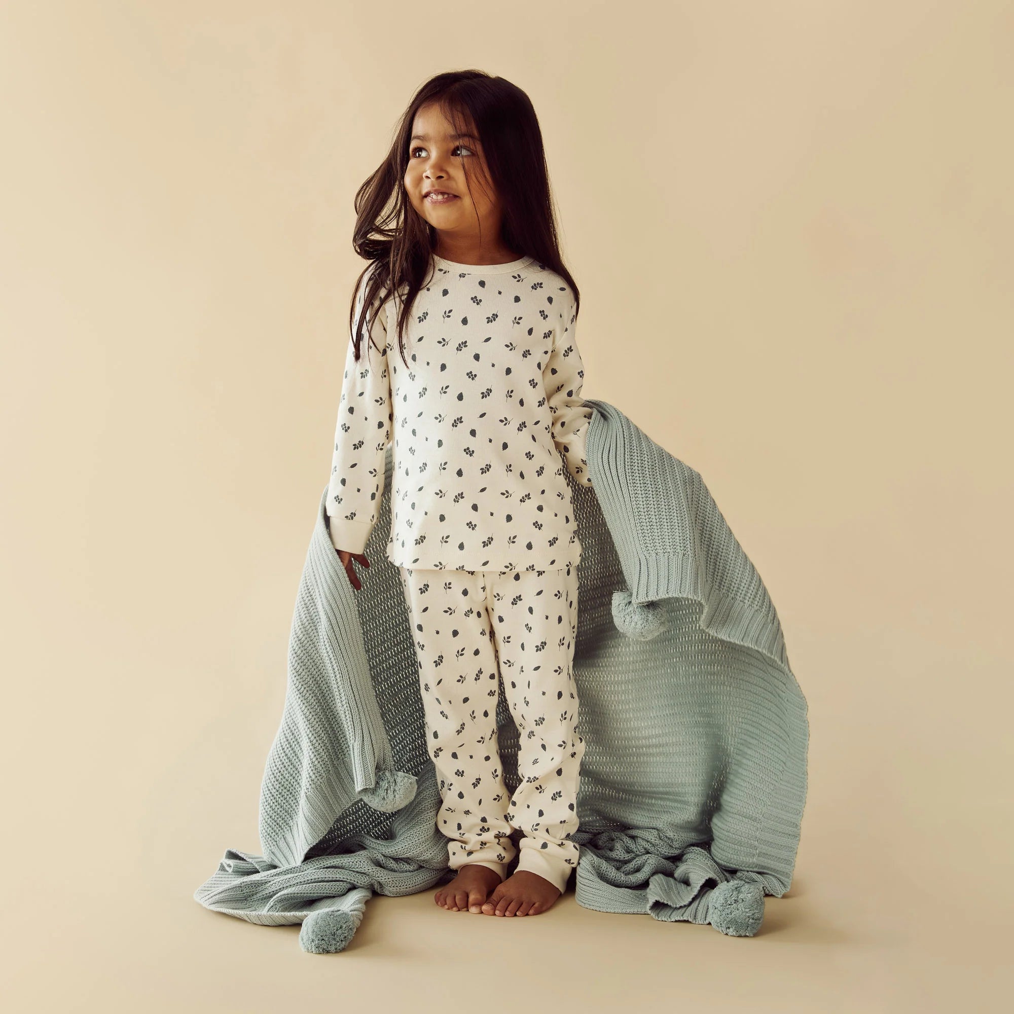 Wilson & Frenchy - Twilight Leaf Organic Long Sleeved Pyjamas
