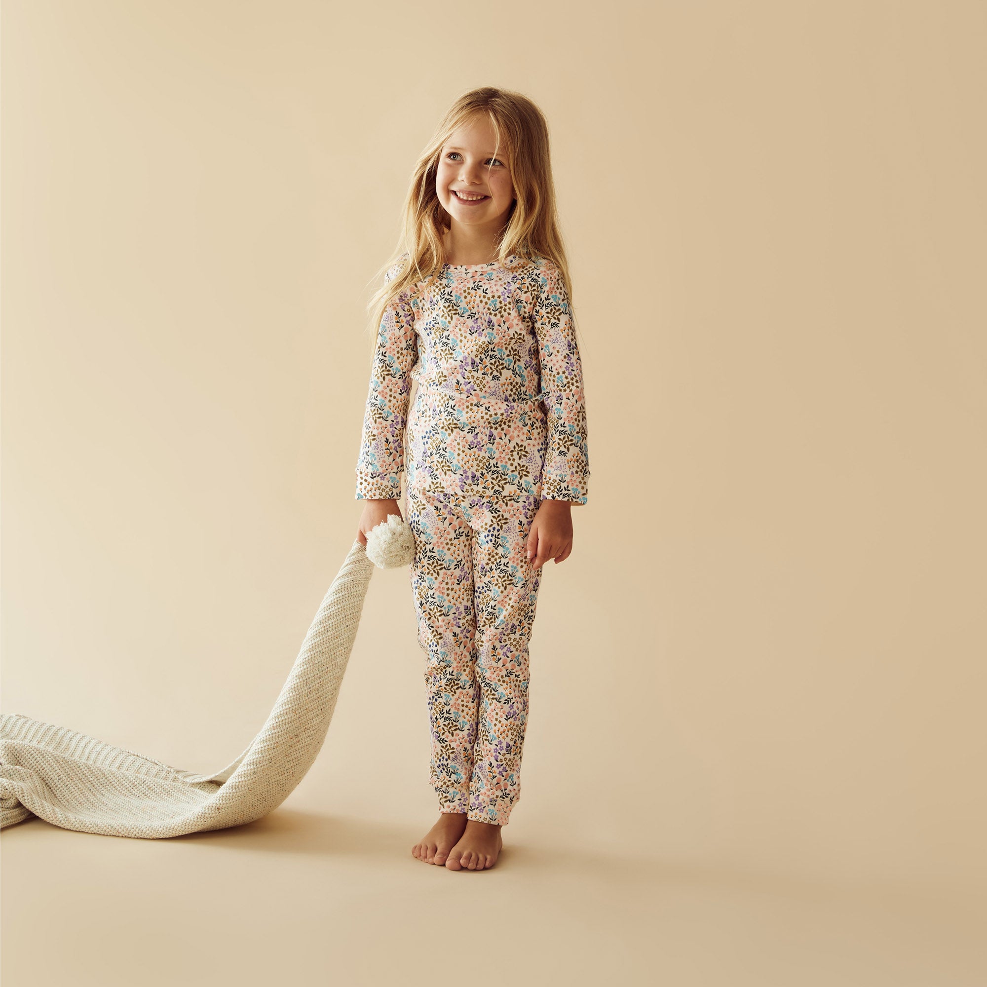 Wilson & Frenchy - Tiny Bloom Organic Long Sleeved Pyjamas