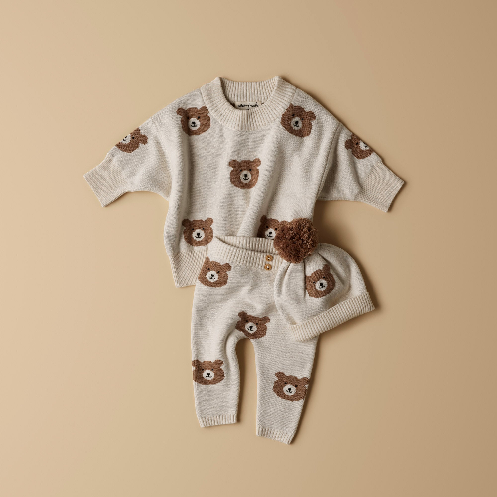 Wilson & Frenchy - Beary Cute Knitted Jacquard Jumper