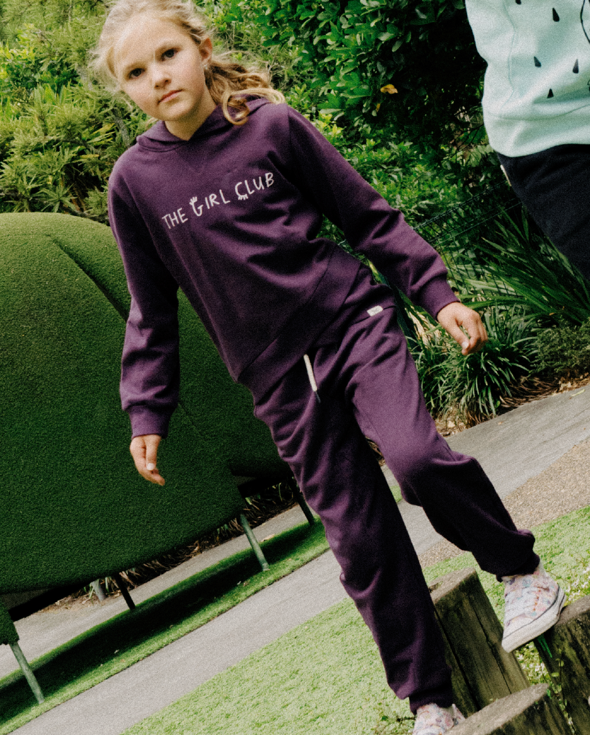 The Girl Club - Aubergine Track Pants