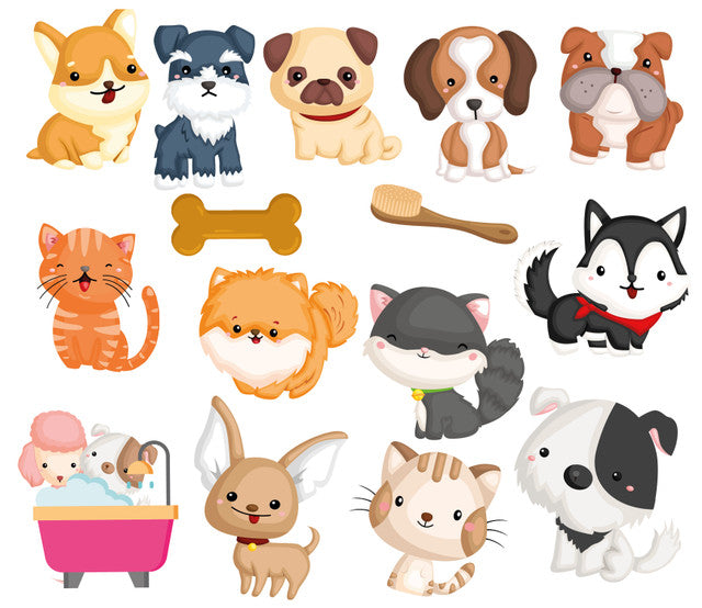 Buddy & Barney - Colour Changing Bath Stickers - Muddy Paws