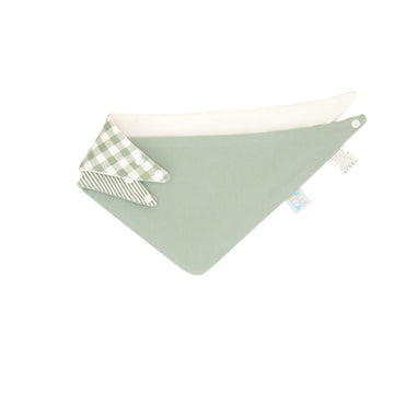 All 4 Ella - Bandana bibs 2pk - Gingham Sage
