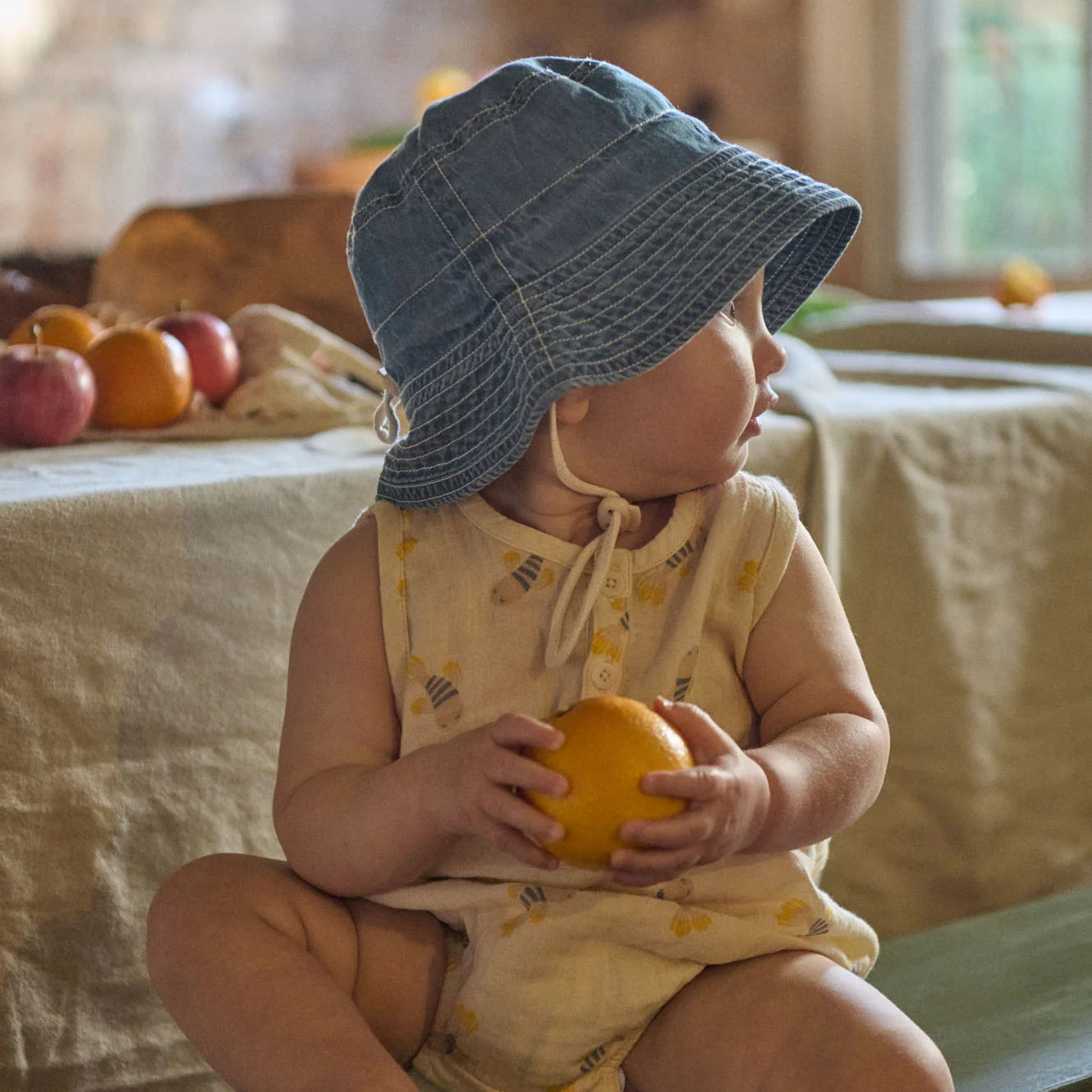 Nature Baby - Bucket Hat Chambray - Sky
