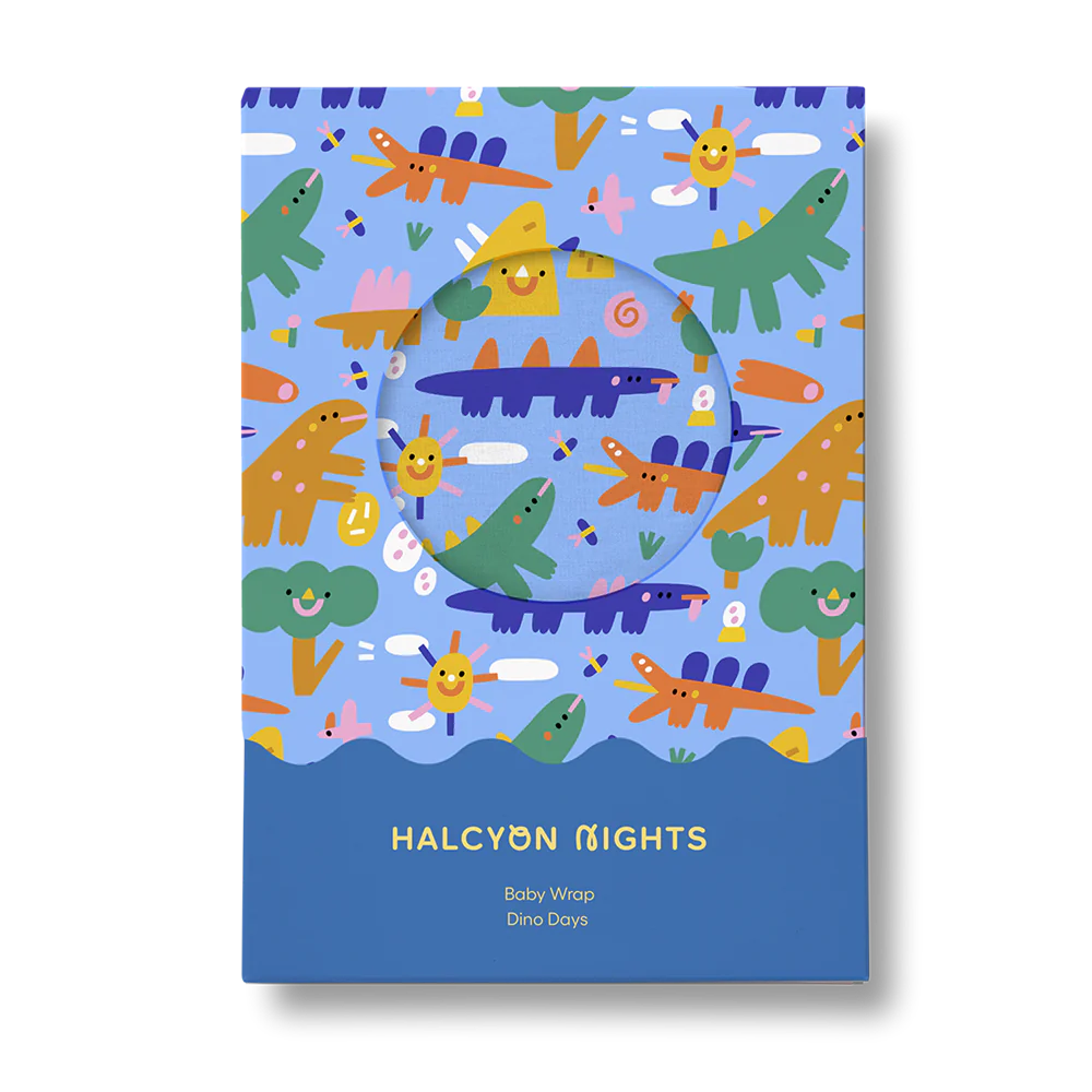 Halcyon Nights - Dino Days Baby Wrap/Swaddle