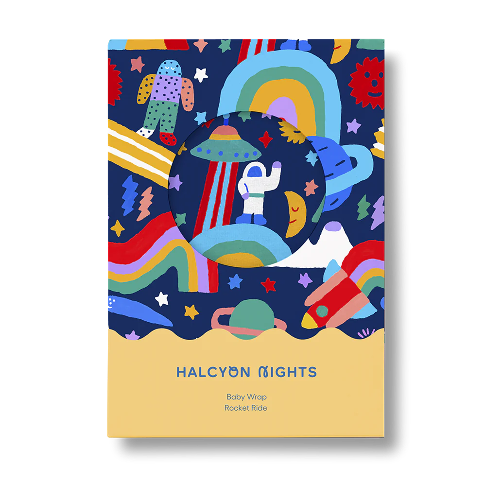 Halcyon Nights - Rocket Ride Baby Wrap/Swaddle