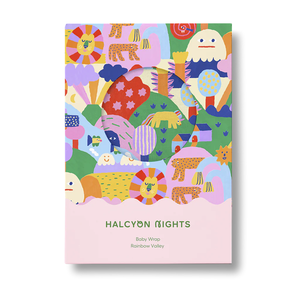 Halcyon Nights - Rainbow Valley Baby Wrap/Swaddle