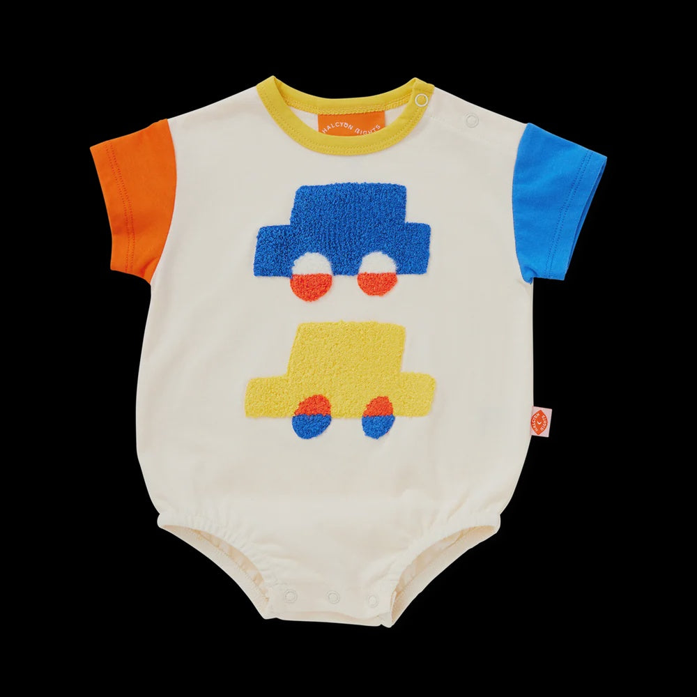 Halcyon Nights - Cotton Short Sleeve Bodysuit  - Beep Beep