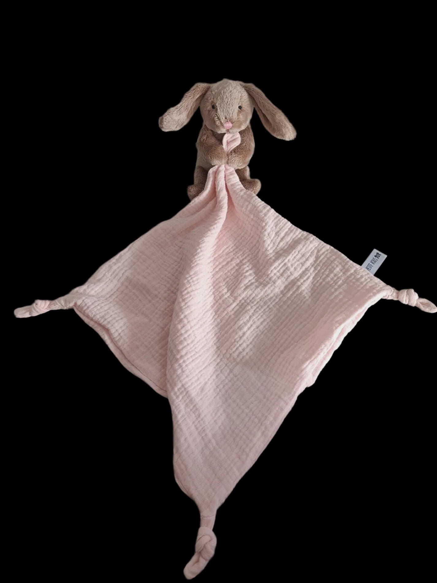 Petite Vous Bella the Bunny Muslin Comfort Blanket