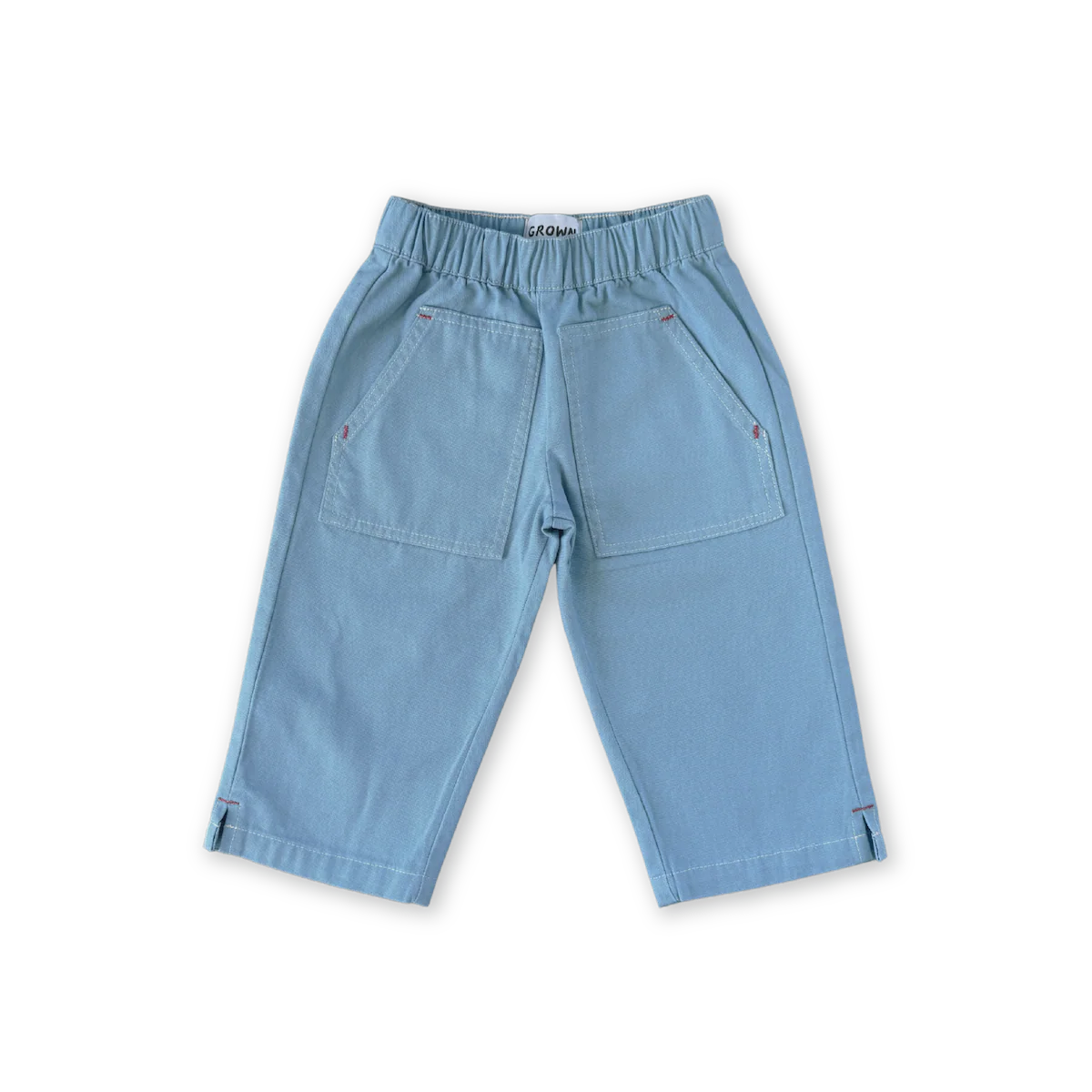 Grown Clothing - Organic Canvas Utility Pocket Pant - Duck Egg