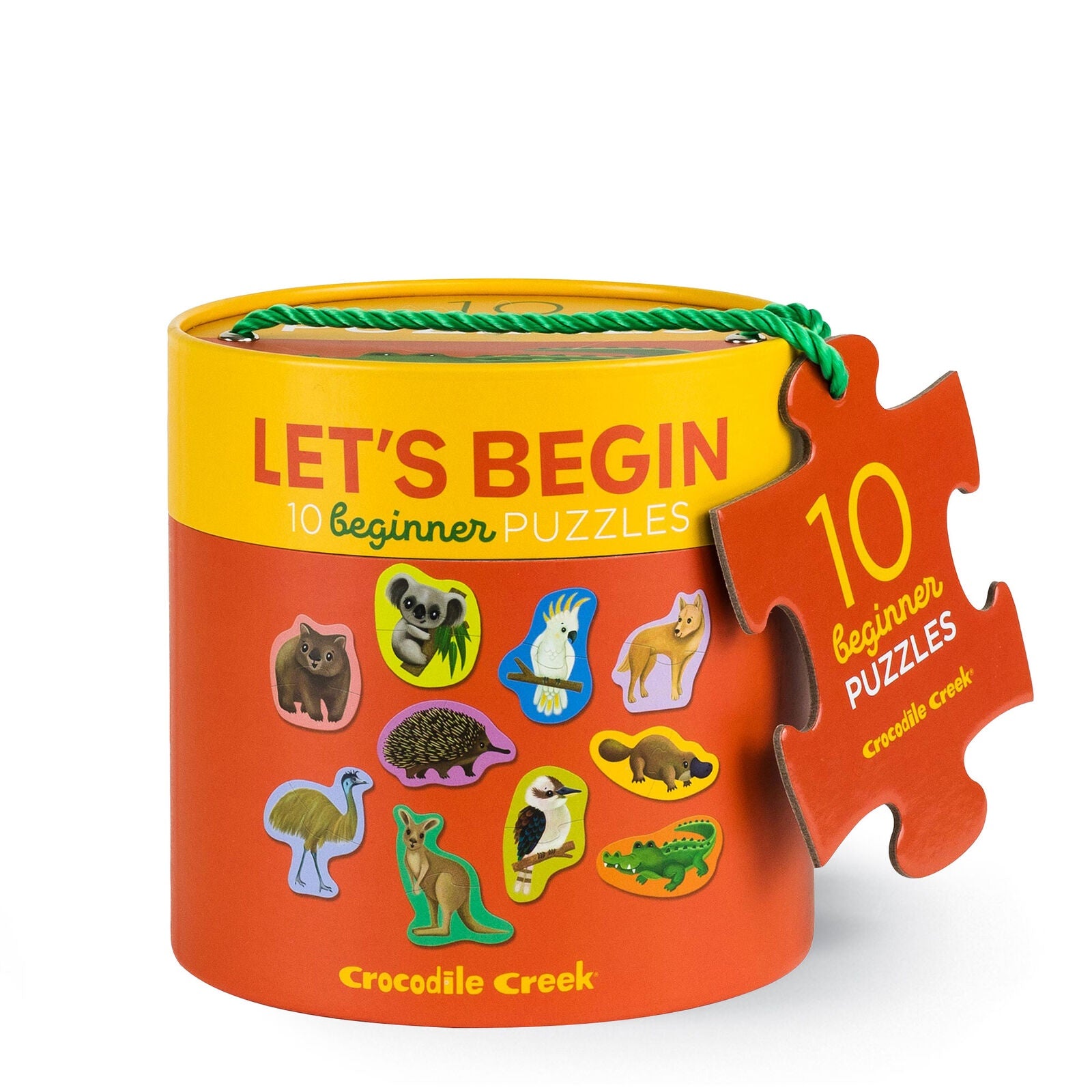 Crocodile Creek - Let's Begin Puzzle 2pc - Aussie Animals
