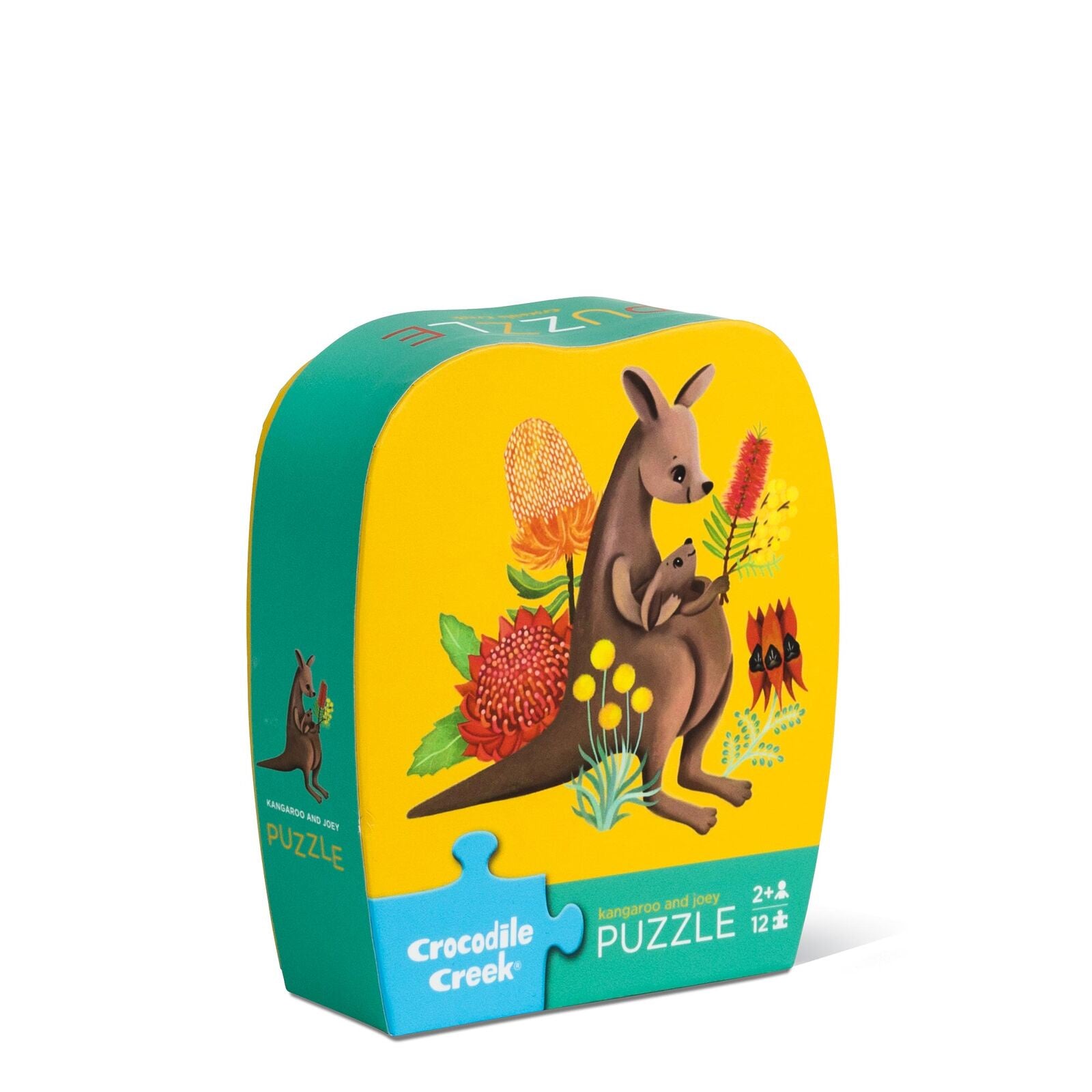 Crocodile Creek - 12 Pc Mini Puzzle - Kangaroo & Joey