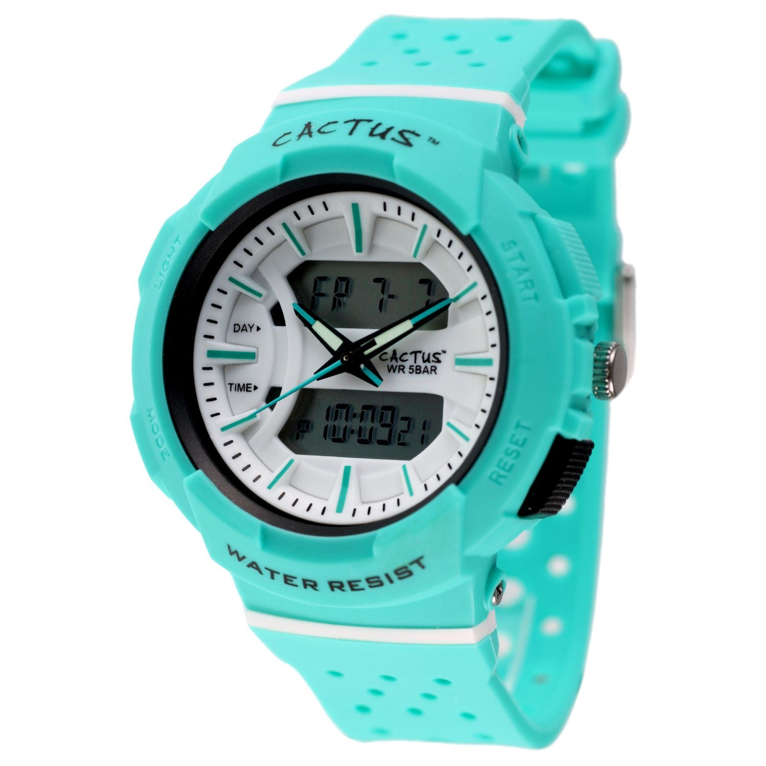Cactus - Multifunction Combo Watch - Aqua