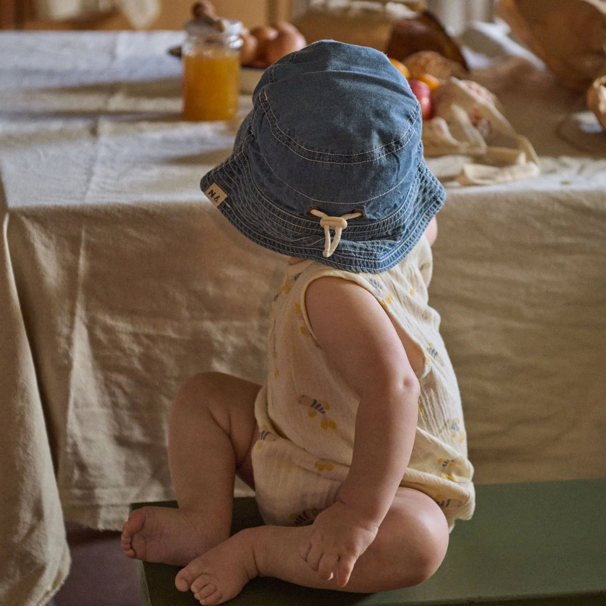 Nature Baby - Cedar Suit Muslin - Fish Fable Print