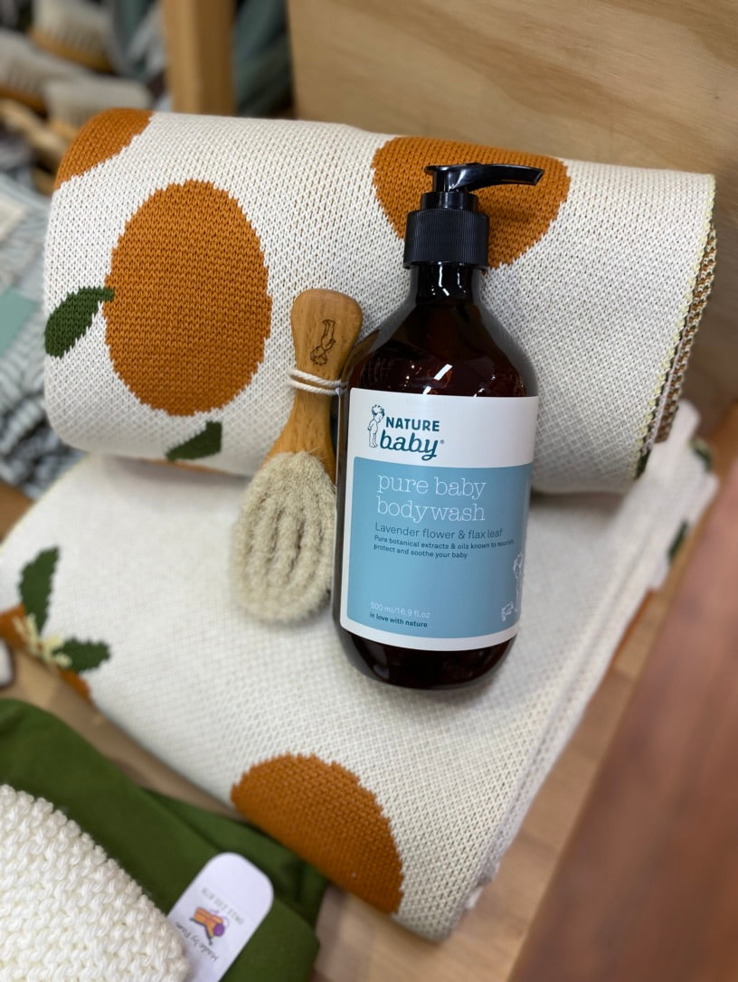 Nature Baby - Pure Baby Bodywash - Lavender Flower & Flax Leaf