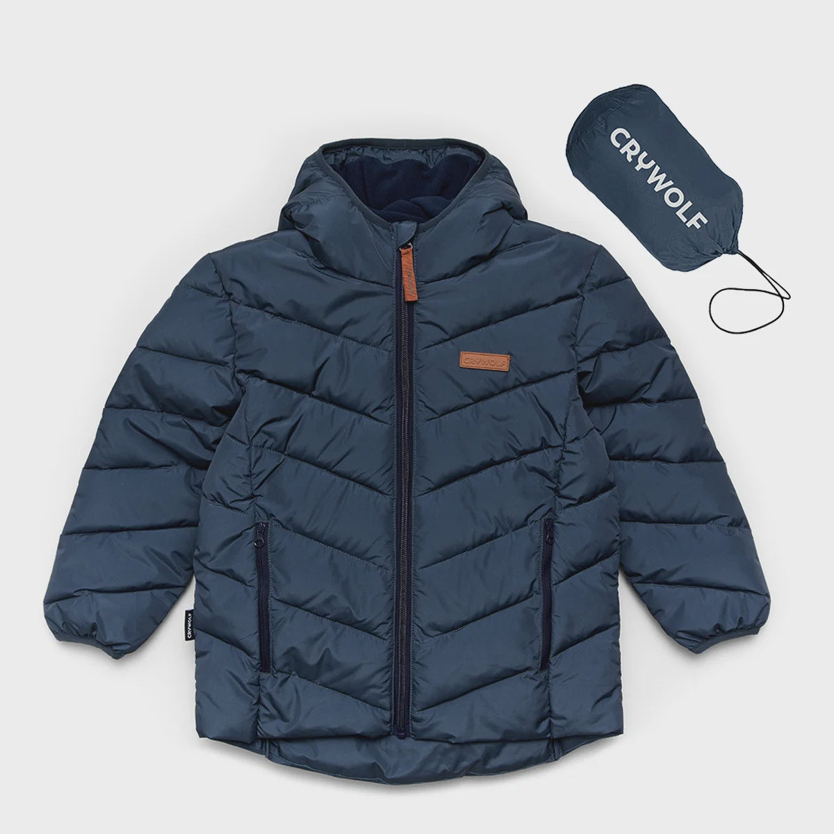 Crywolf Eco-Puffer - Indigo