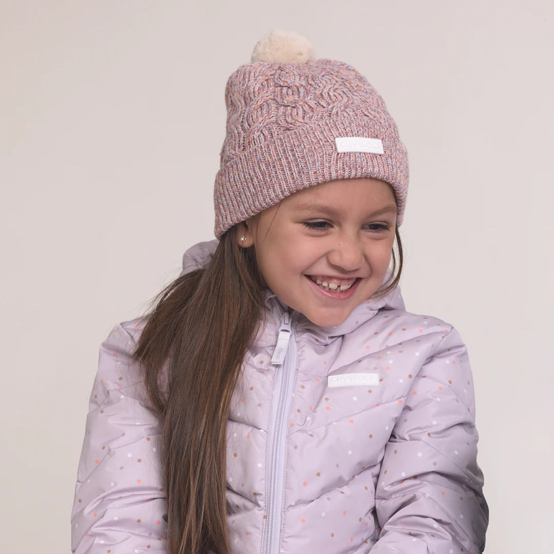 Crywolf - Pom Pom Beanie - Heather Speckle
