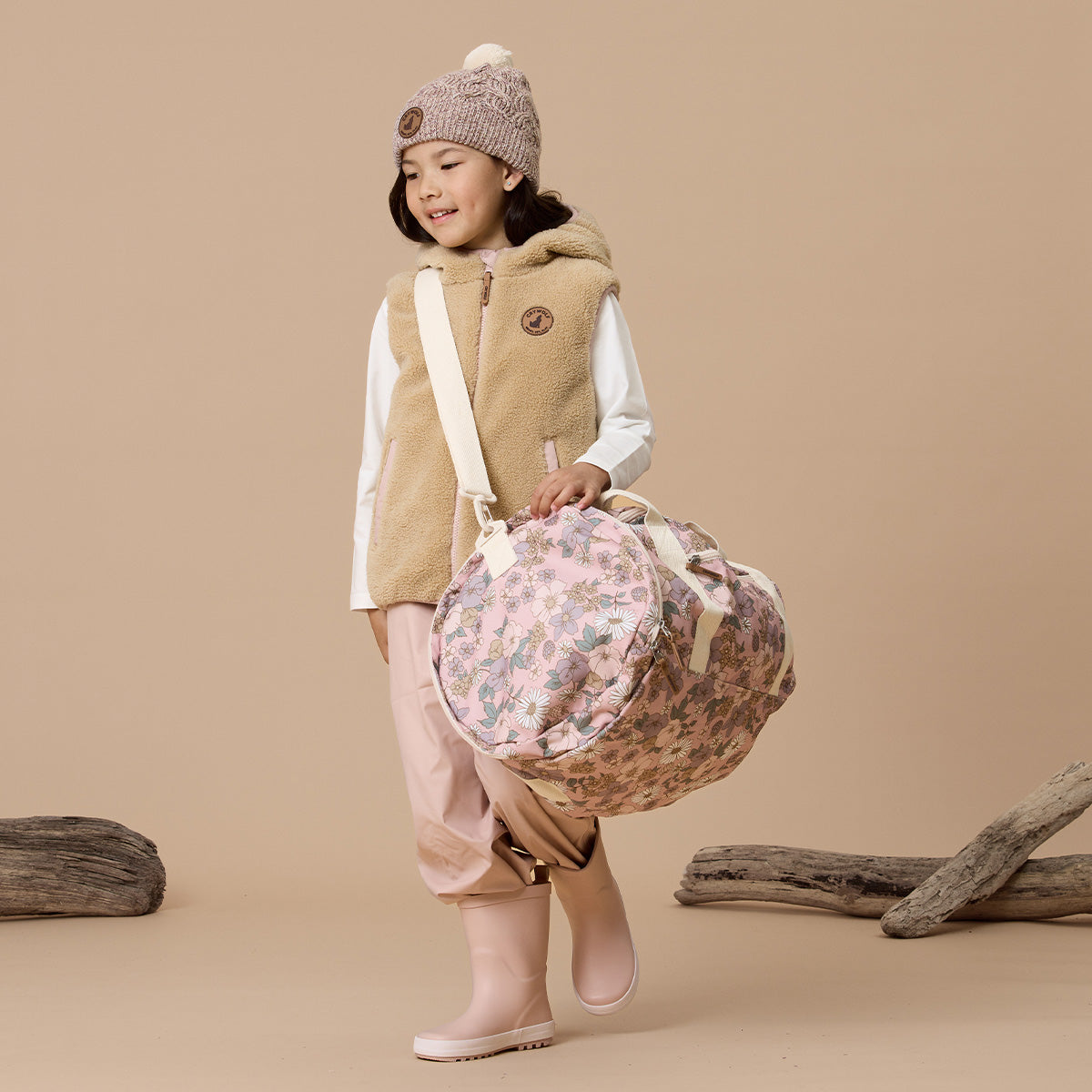 Crywolf - Packable Duffle - Daisy Floral