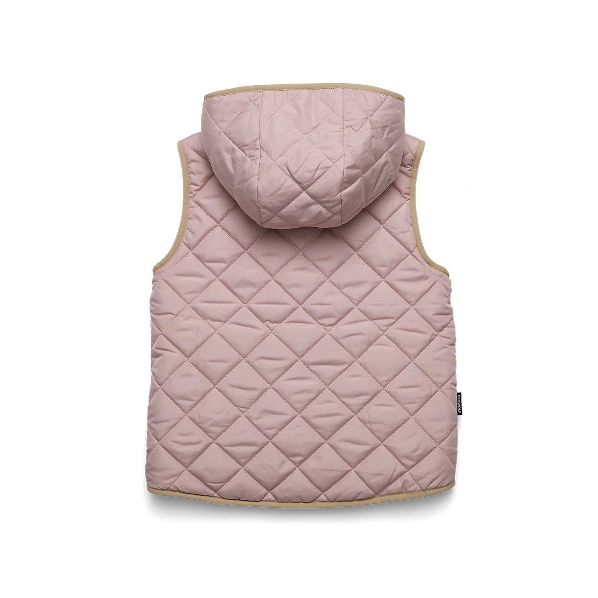 Crywolf - Reversible Yeti Vest - Blush & Caramel