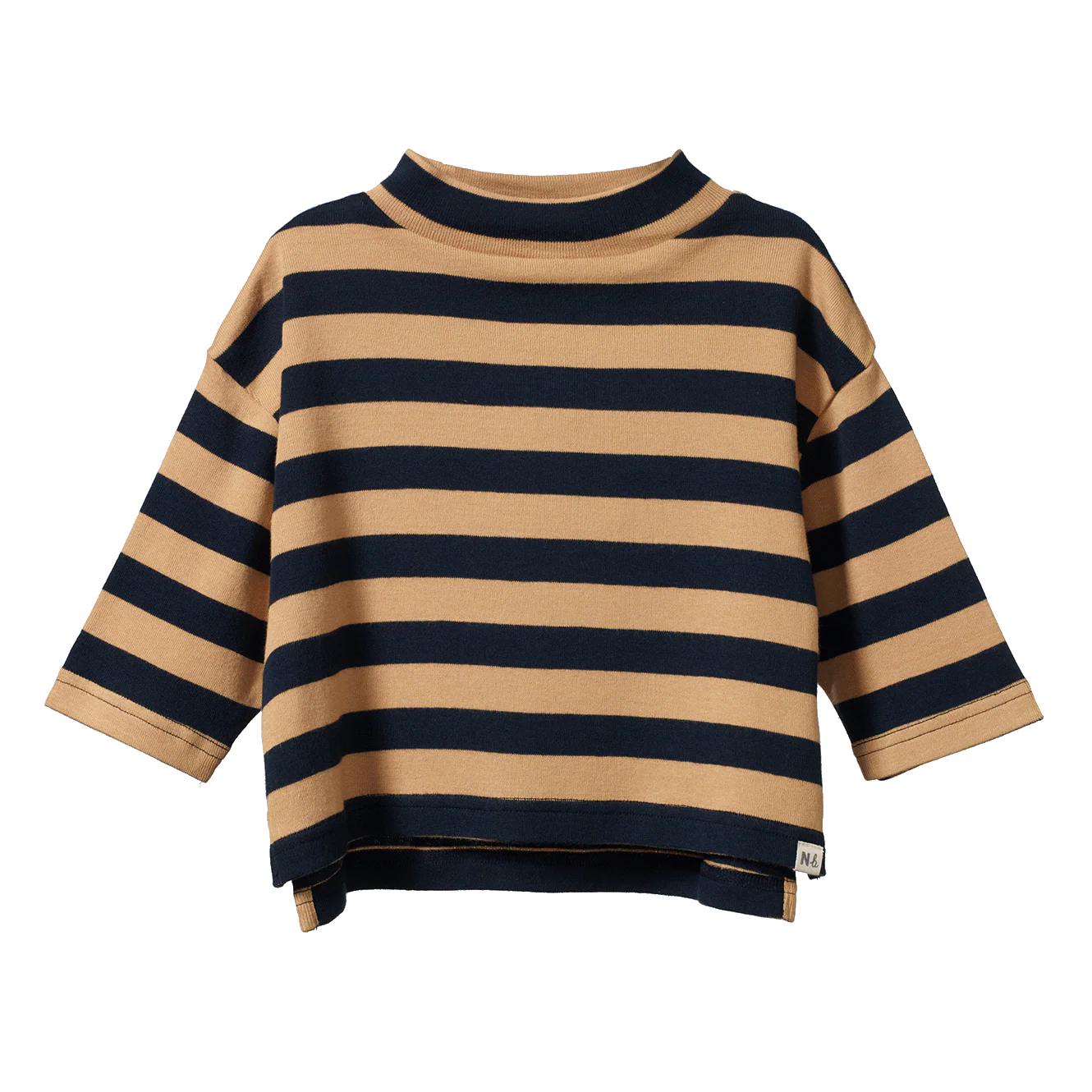 Nature Baby - Navy& Caramel Stripe