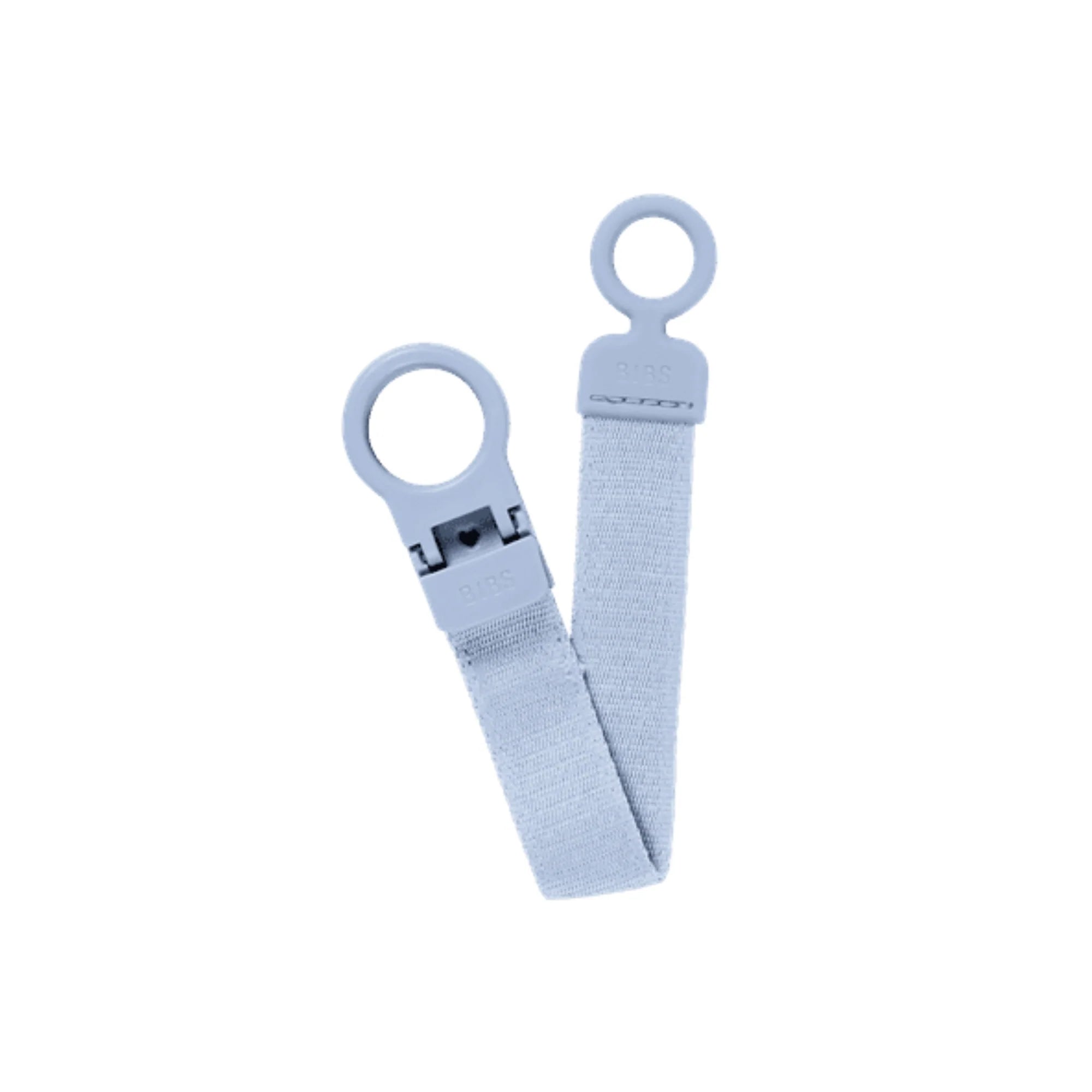 BIBS - Dummy Clip Loop - Dusty Blue