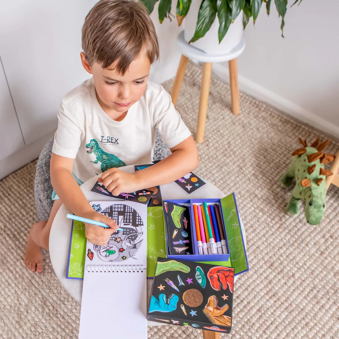 Tiger Tribe - Coluring Set - Dinos In Space