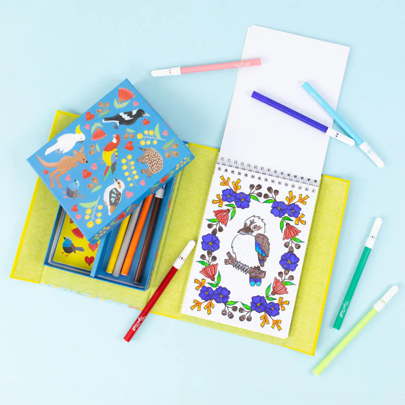 Tiger Tribe - Colouring Set - Aussie Animals