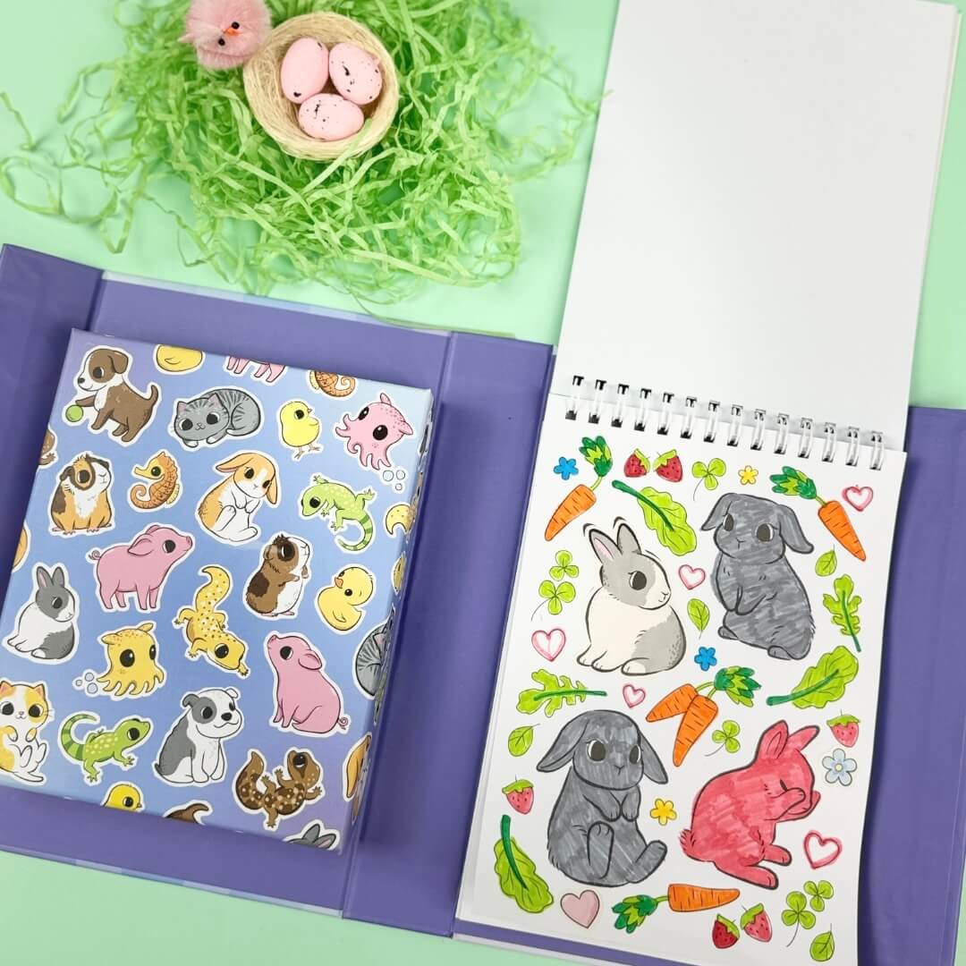 Tiger Tribe - Colouring Set - Baby Animals