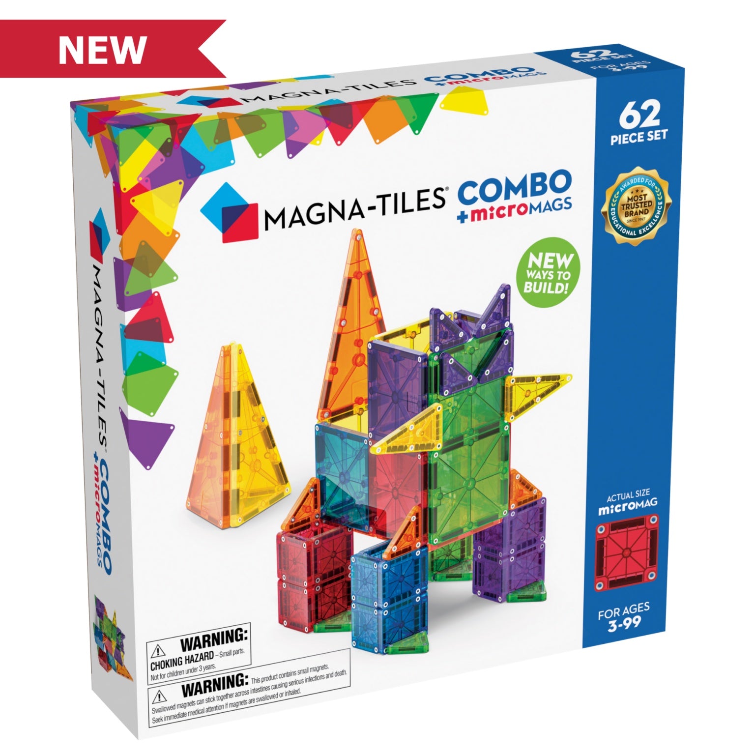 Magna-Tiles - Combo + microMAGS 46pc set