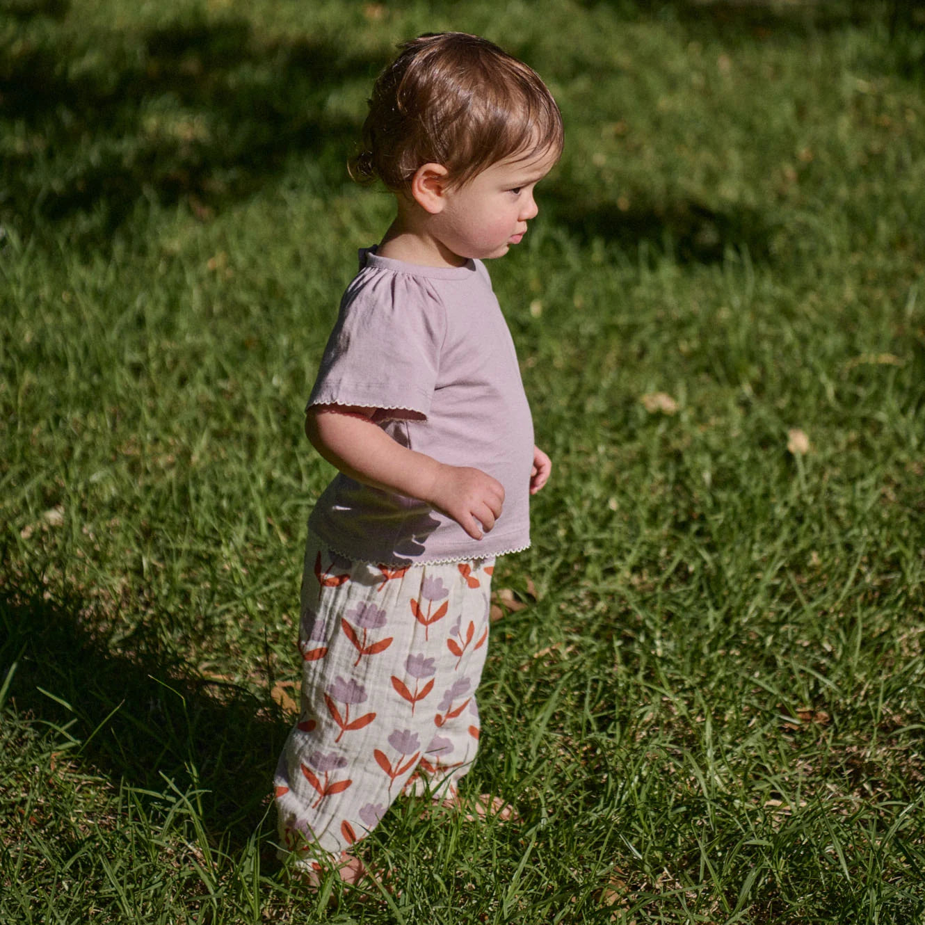 Nature Baby - Daphne Pants Muslin - Fleurette Print