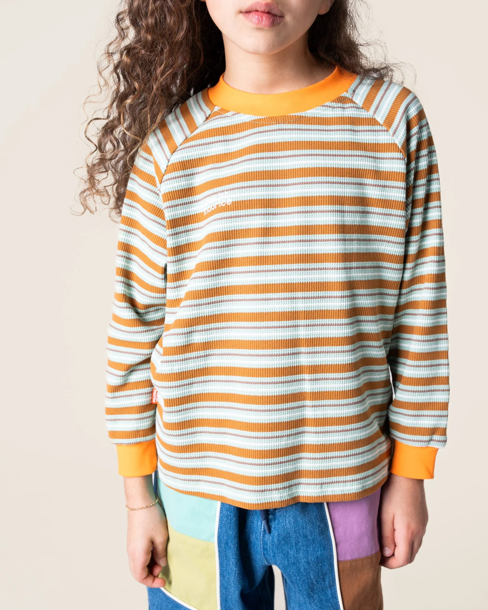 Das Ist Maurice - Raglan Long Sleeve T-Shirt - Stripes